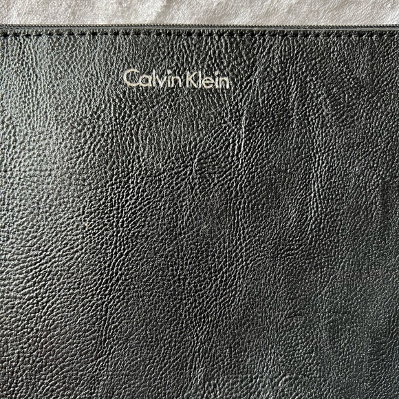 Calvin Klein Black Wallet Wristlet Sleek Minimalist Design - Picture 2 of 5